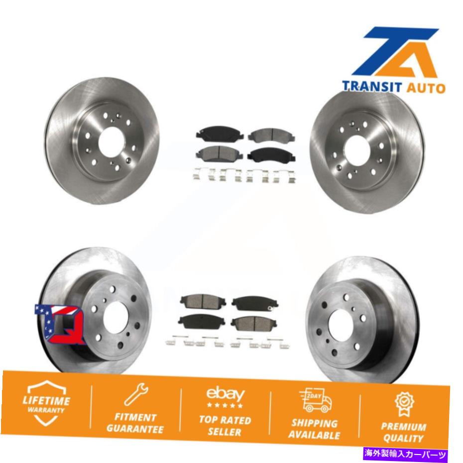 brake disc rotor シボレーシルバードのフロントリアブレーキローターセミメタリックパッドキット1500 GMC XL Front Rear Brake Rotor Semi-Metallic Pad Kit For Chevrolet Silverado 1500 GMC XL【並行輸入品】