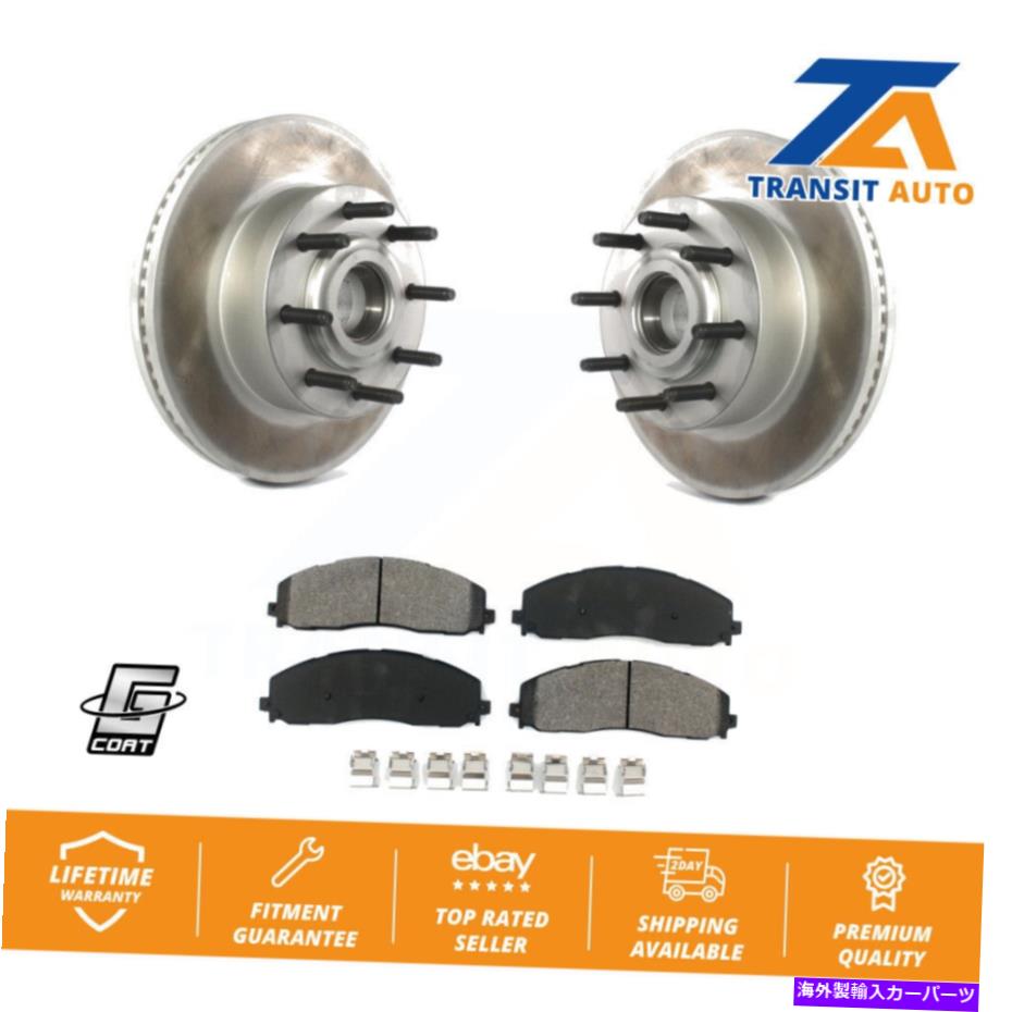 brake disc rotor フォードF-250スーパーデューティF-350用フロントコートブレーキローターハブセミメタリックパッドキット Front Coat Brake Rotor Hub Semi-Metallic Pad Kit For Ford F-250 Super Duty F-350【並行輸入品】
