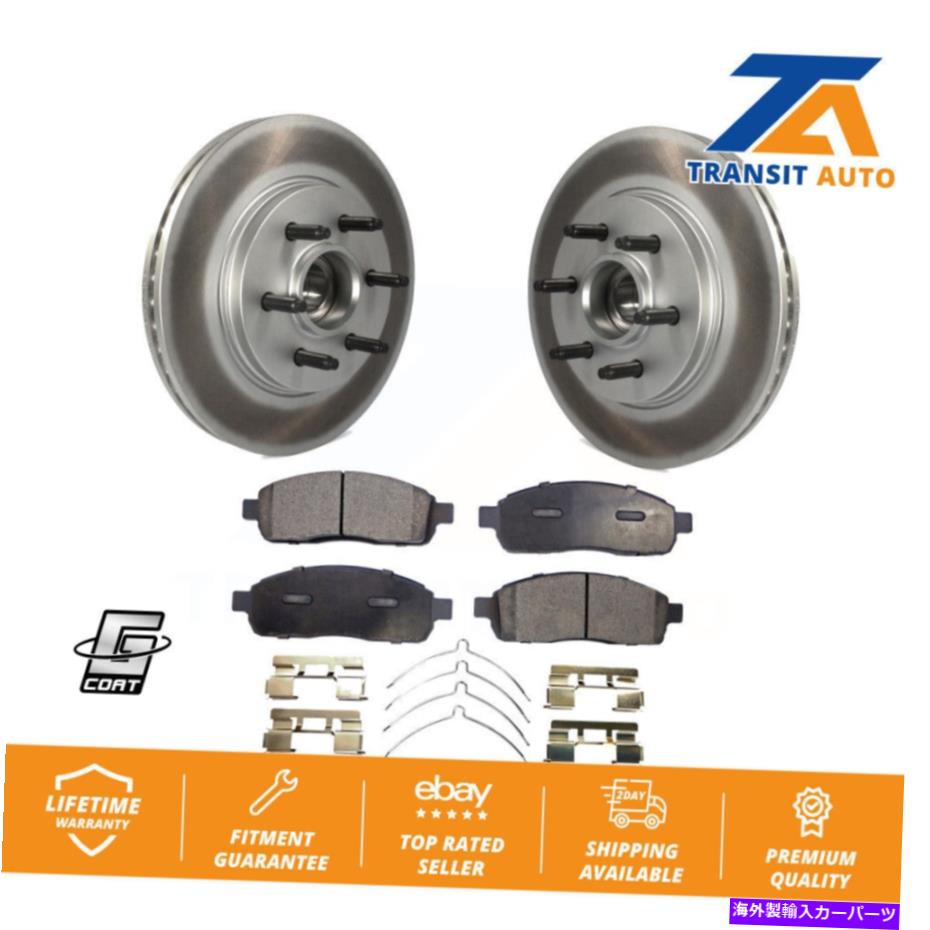 brake disc rotor Ford F-150 Lincoln Mark LT RWD用のフロントコートブレーキローターセミメタルパッドキット Front Coat Brake Rotors Semi-Metallic Pad Kit For Ford F-150 Lincoln Mark LT RWD【並行輸入品】
