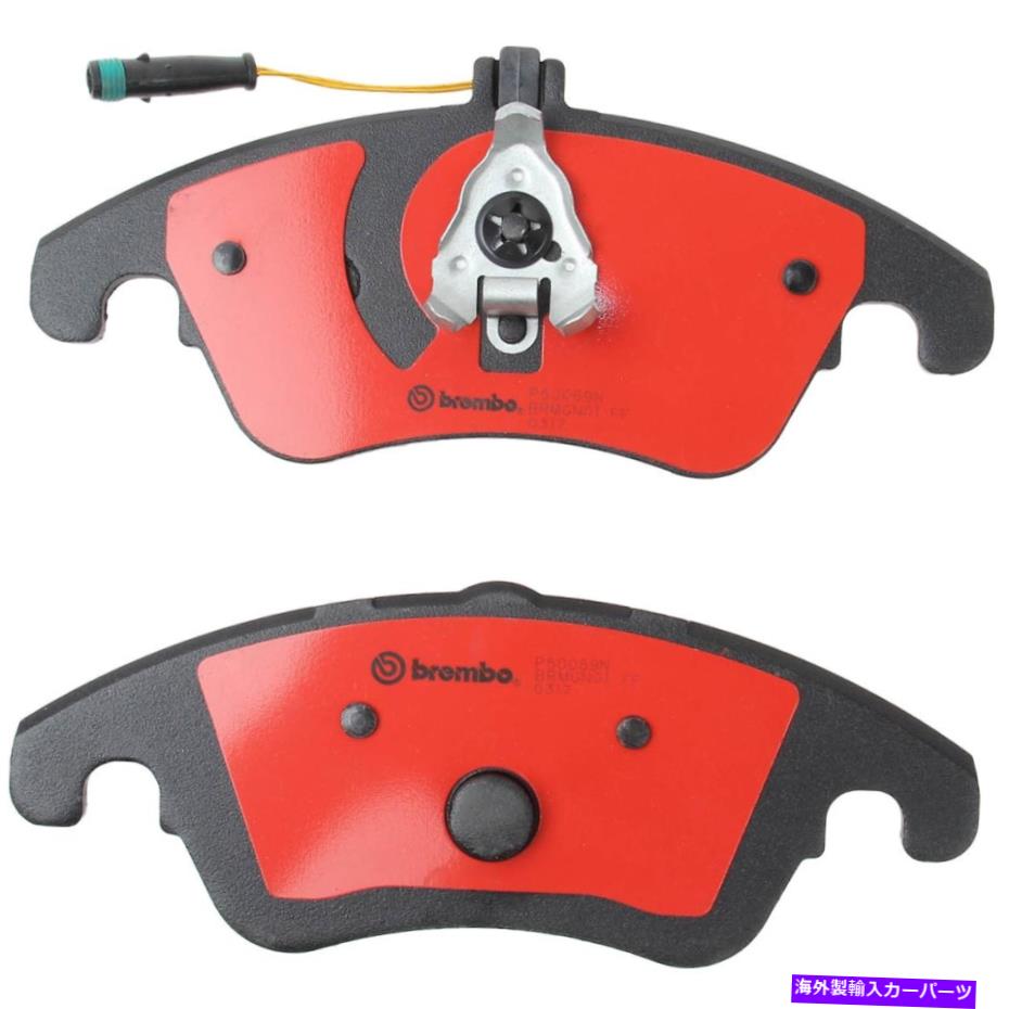 brake disc rotor 2012年から2015年のメルセデスベンツSLK250のブレンボフロントブレーキローターセラミックブレーキパッド Brembo Front Brake Rotors Ceramic Brake Pads For 2012-2015 Mercedes-Benz SLK250【並行輸入品】