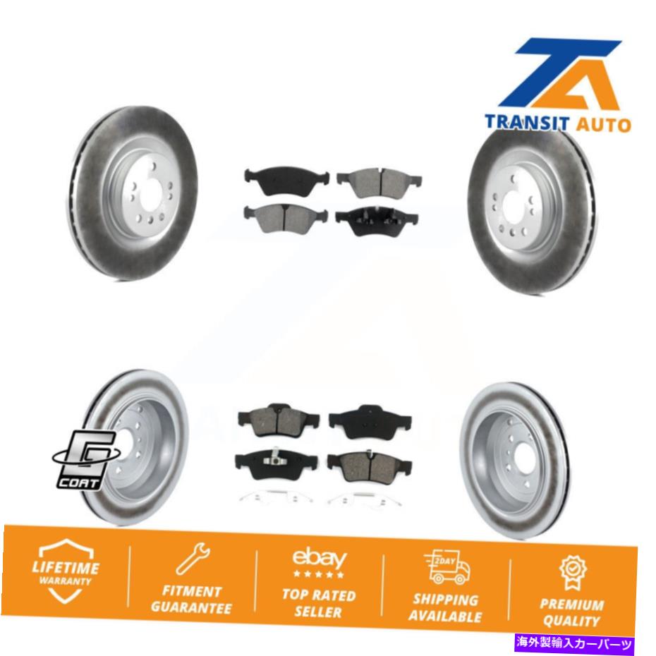 brake disc rotor メルセデスベンツGL450 GL550用のフロントリアコートブレーキローターセミメタルパッドキット Front Rear Coat Brake Rotors Semi-Metallic Pad Kit For Mercedes-Benz GL450 GL550【並行輸入品】