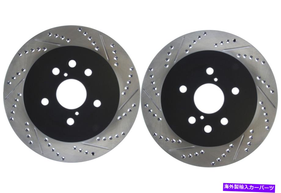 brake disc rotor 2006年から2007年のレクサスGS430（45295）のリアペアSTOPTECHディスクブレーキローター Rear PAIR Stoptech Disc Brake Rotor for 2006-2007 Lexus GS430 (45295)【並行輸入品】