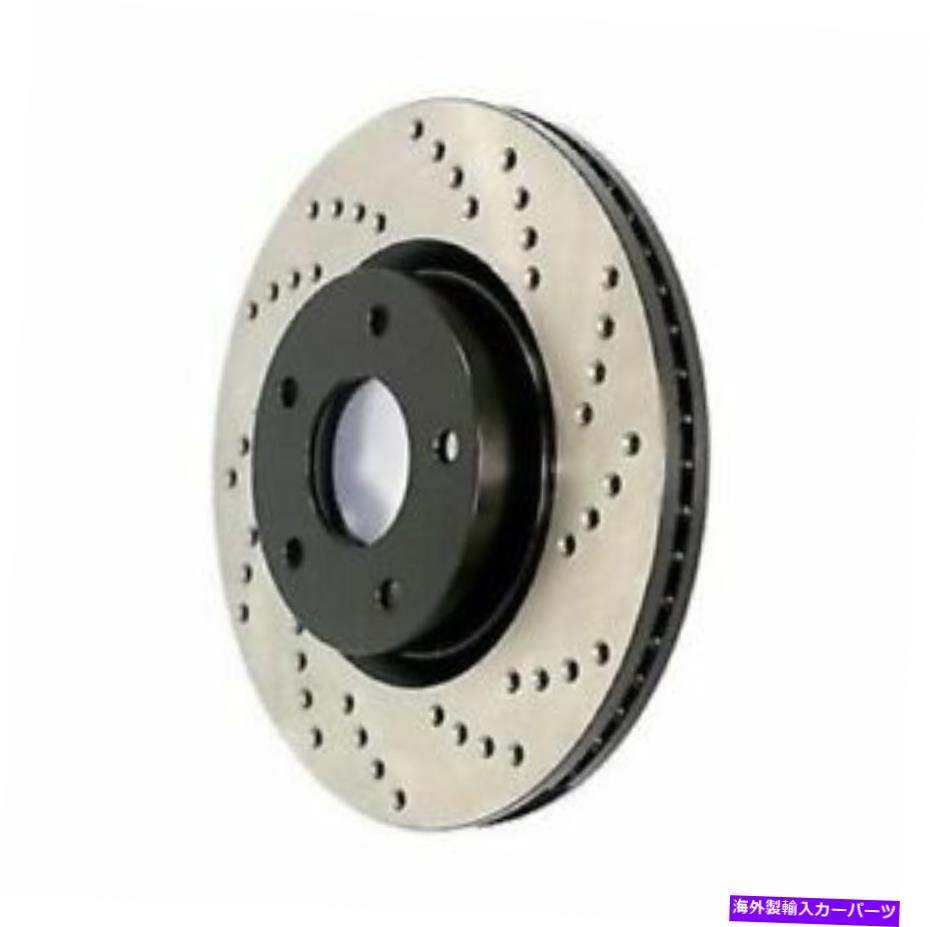 brake disc rotor STOPTECH 128.42100Rスポーツクロスドリルドブレーキローター09日産350Z StopTech 128.42100R Sport Cross Drilled Brake Rotor For 09 Nissan 350Z【並行輸入品】