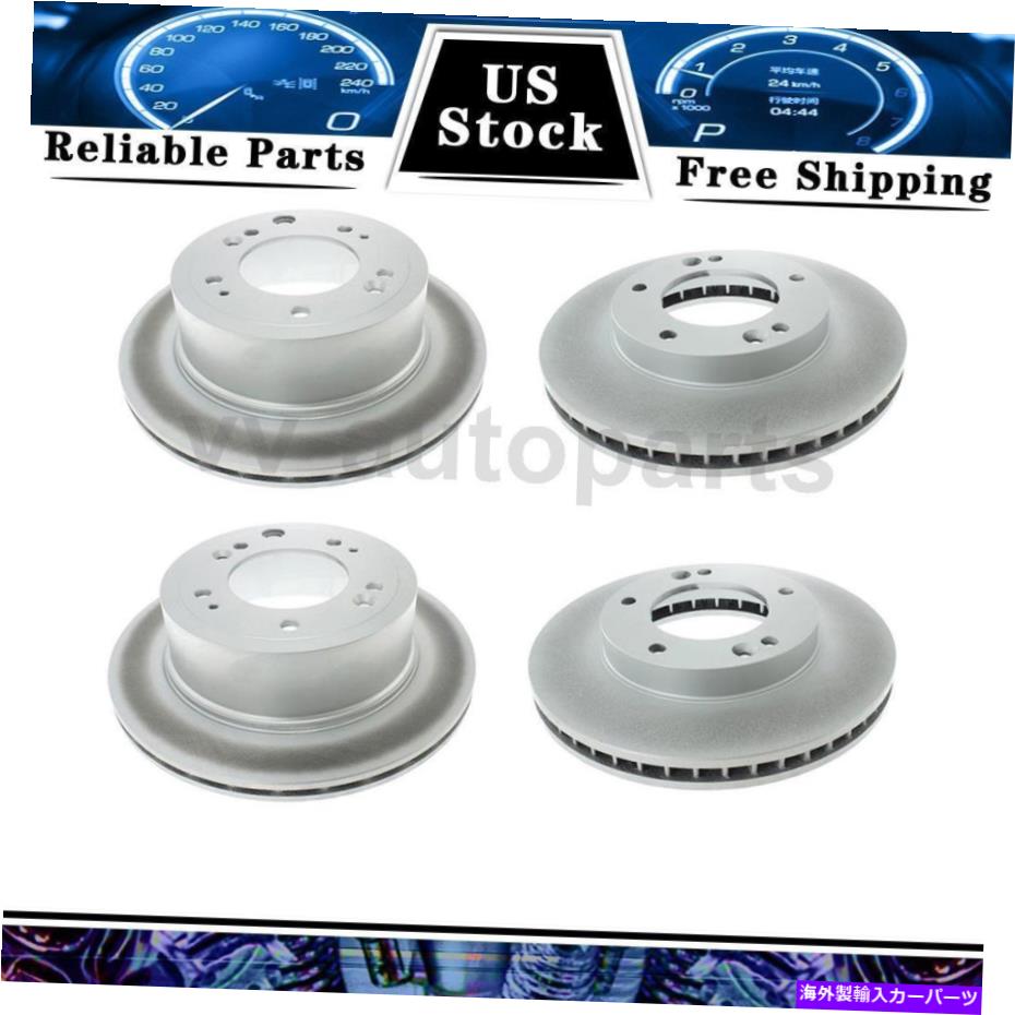 brake disc rotor 2003年から2006年のフロントリアディスクブレーキローター中心部4x kia sorento Front Rear Disc Brake Rotor Centric Parts 4x For 2003-2006 Kia Sorento【並行輸入品】