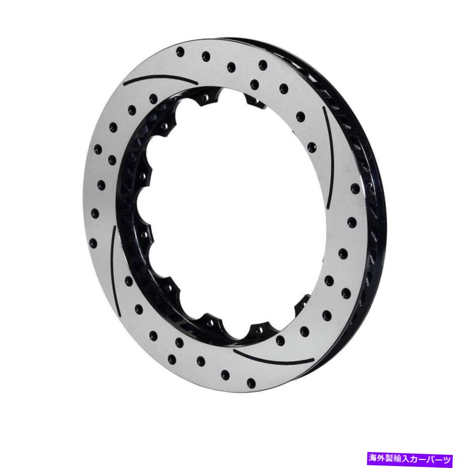 brake disc rotor Wilwood 160-7799-BK SRP-BLK 48曲線ベーンアイアンローター、13.06インチ Wilwood 160-7799-BK SRP-BLK 48 Curved Vane Iron Rotor, 13.06 Inch【並行輸入品】