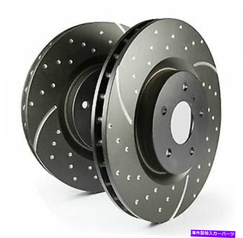 brake disc rotor 99-04フォードF350 5.4 DRW 4WD -GD7340用EBC GDスポーツリアブレーキローター EBC GD Sport Rear Brake Rotors for 99-04 Ford F350 5.4 DRW 4WD - GD7340【並行輸入品】