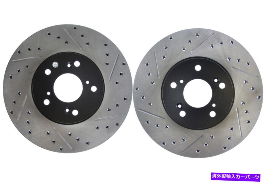 brake disc rotor 2004-2014 Acura TSX（42433）のフロントペアSTOPTECHディスクブレーキローター Front PAIR Stoptech Disc Brake Rotor for 2004-2014 Acura TSX (42433)【並行輸入品】
