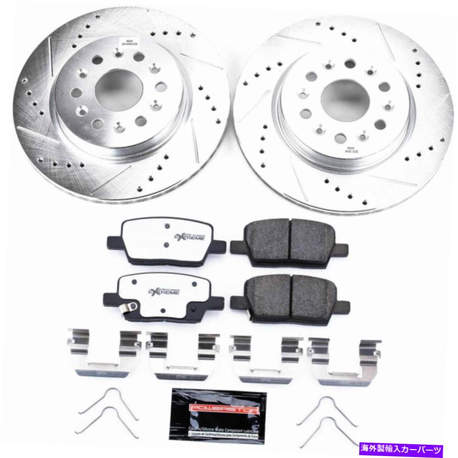 brake disc rotor Chevy Traverse 2018-2020用のパワーストップブレーキキット|リア| Z26ストリートウォリアー Power Stop Brake Kit For Chevy Traverse 2018-2020 | Rear | Z26 Street Warrior【並行輸入品】 137,170円