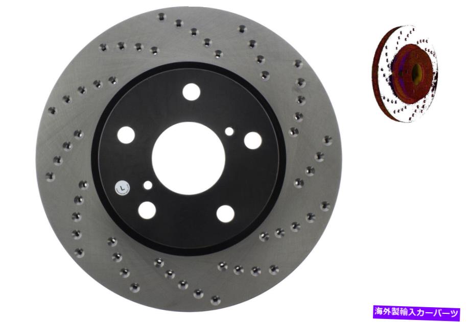 brake disc rotor 2006-2018のフロントペアSTOPTECHディスクブレーキロータートヨタRAV4（46296） Front PAIR Stoptech Disc Brake Rotor for 2006-2018 Toyota RAV4 (46296)【並行輸入品】