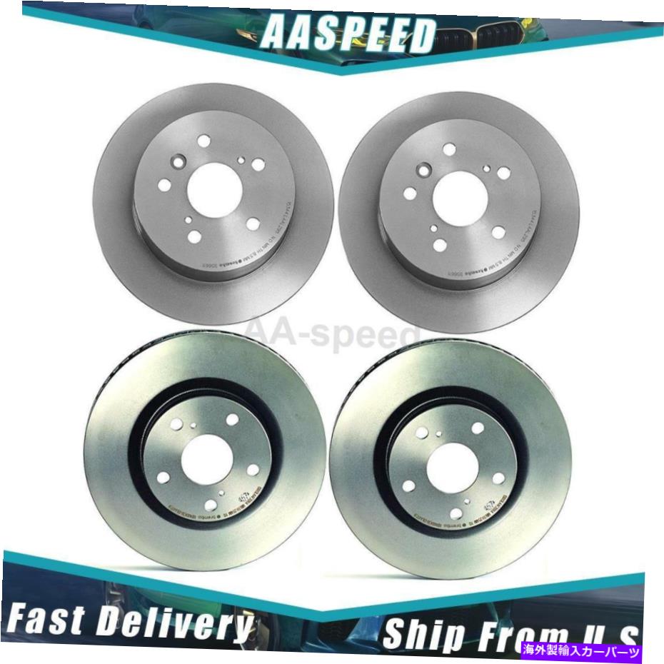 brake disc rotor 2007-2011向けトヨタ4xフロントリアディスクブレーキローターブレンボ For 2007-2011 Toyota 4X Front Rear Disc Brake Rotor Brembo【並行輸入品】