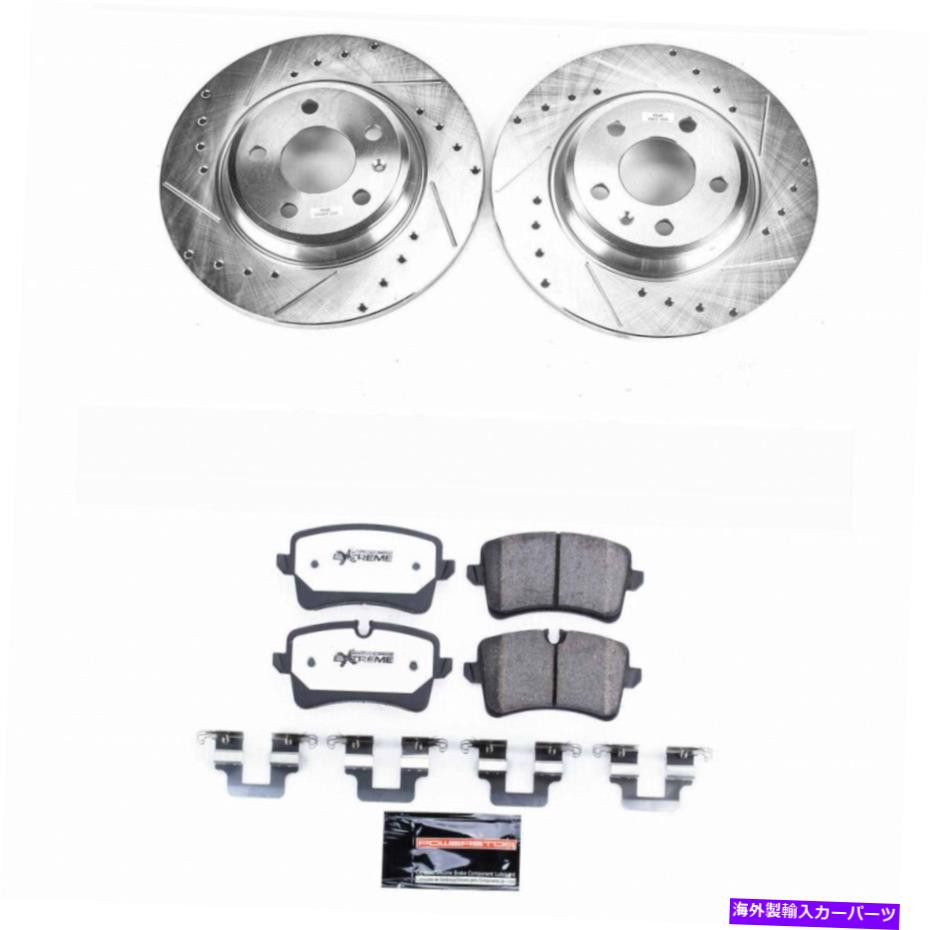 brake disc rotor Audi A7 Quattro 2012のパワーストップブレーキキット|リアZ26ストリートウォリアー Power Stop Brake Kit For Audi A7 Quattro 2012 | Rear Z26 Street Warrior【並行輸入品】