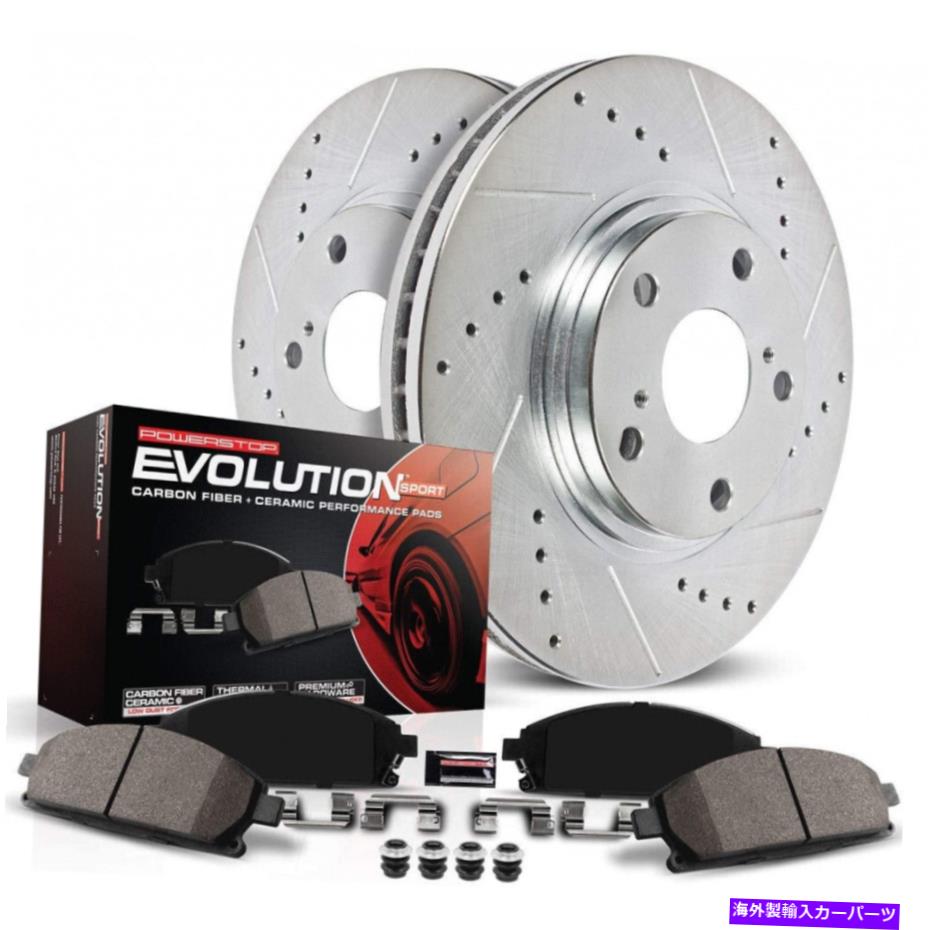 brake disc rotor ジープラングラーJK 2018リアZ23エボリューションスポーツ用パワーストップブレーキキット Power Stop Brake Kit For Jeep Wrangler JK 2018 Rear Z23 Evolution Sport【並行輸入品】