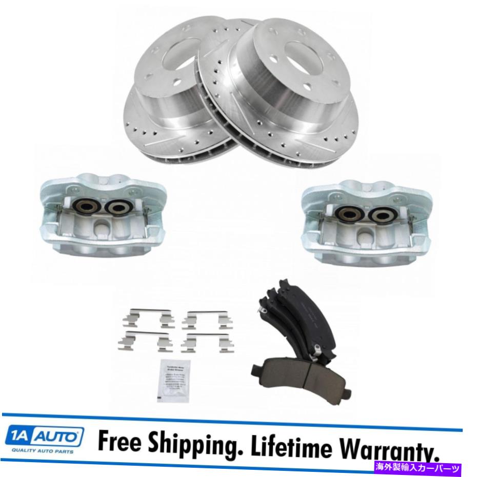 brake disc rotor ディスクブレーキキャリパーセラミックパッド＆パフォーマンスローターリアキットw/化学物質 Disc Brake Caliper Ceramic Pad & Performance Rotor Rear Kit w/Chemicals【並行輸入品】
