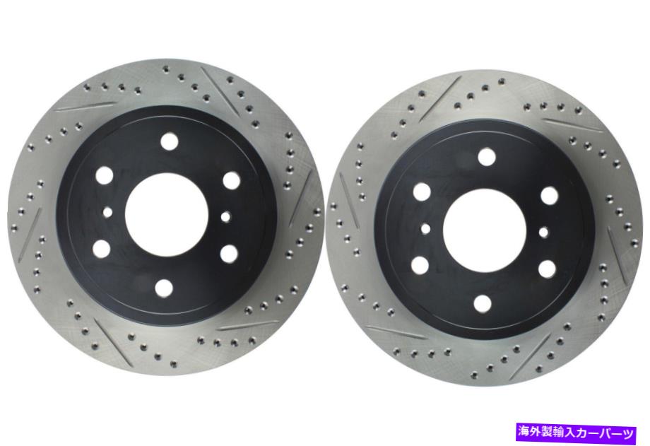 brake disc rotor 2007-2014 GMC Yukon XL 1500（44519）のリアペアSTOPTECHディスクブレーキローター Rear PAIR Stoptech Disc Brake Rotor for 2007-2014 GMC Yukon XL 1500 (44519)【並行輸入品】