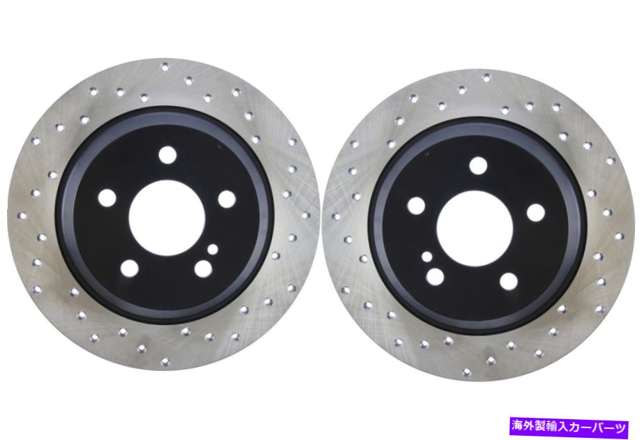 brake disc rotor 2003年から2006年のメルセデスベンツSL500（45785）のリアペアSTOPTECHディスクブレーキローター Rear PAIR Stoptech Disc Brake Rotor for 2003-2006 Mercedes-Benz SL500 (45785)【並行輸入品】