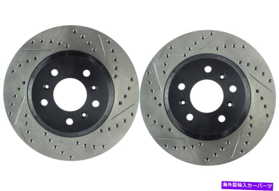 brake disc rotor 2006-2011のフロントペアストップテックディスクブレーキロータービュイックルツェルン(43187) Front PAIR Stoptech Disc Brake Rotor for 2006-2011 Buick Lucerne (43187)【並行輸入品】