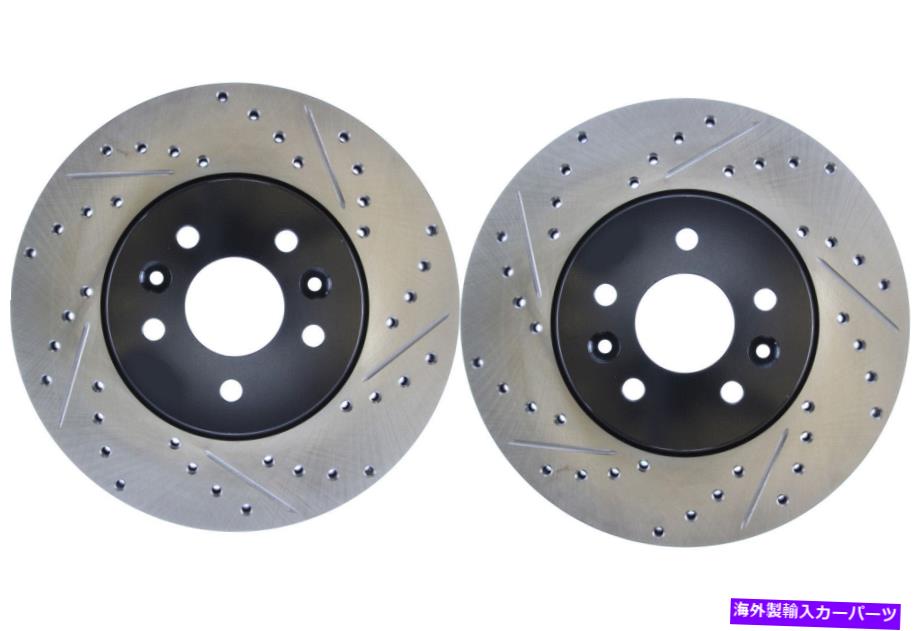 brake disc rotor 2001年から2007年のフォードモンデ??オのフロントペアストップテックディスクブレーキローター（44273） Front PAIR Stoptech Disc Brake Rotor for 2001-2007 Ford Mondeo (44273)【並行輸入品】