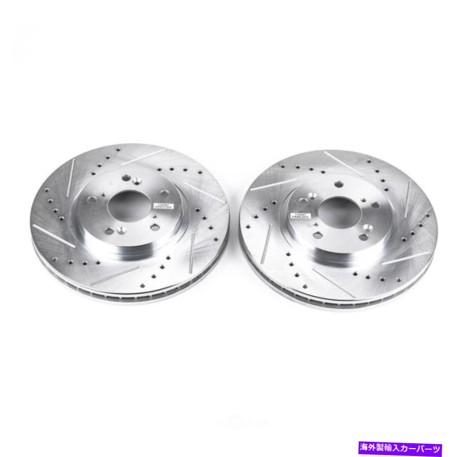 brake disc rotor ディスクブレーキローターセットフロントパワーストップJBR923XPR Disc Brake Rotor Set Front Power Stop JBR923XPR【並行輸入品】