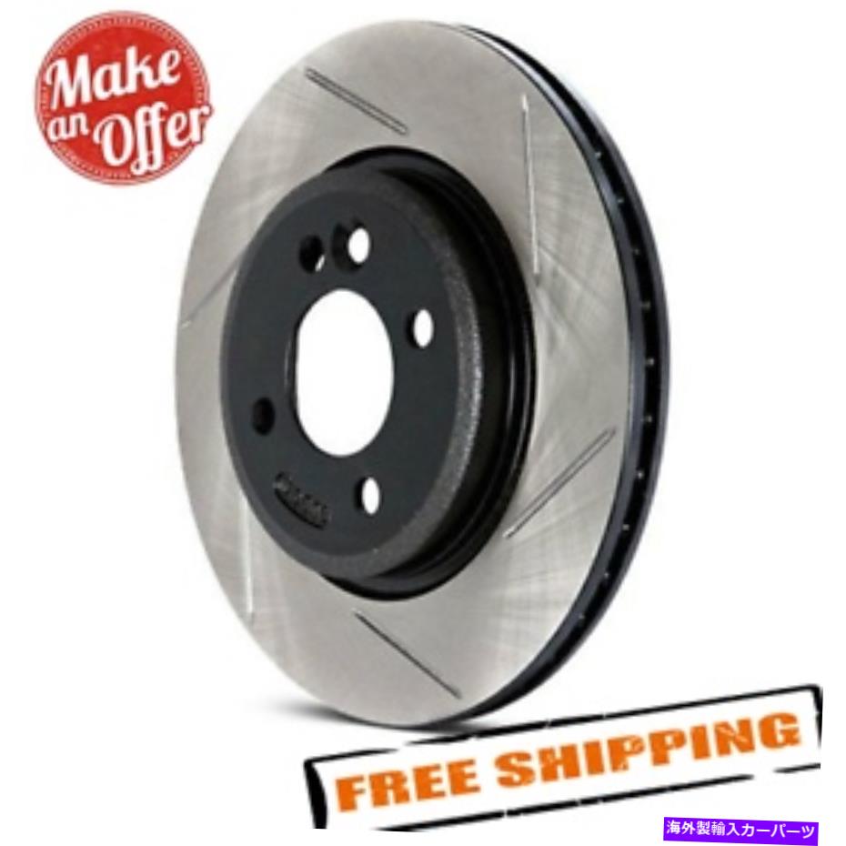 brake disc rotor STOPTECH 126.33138CSRスポーツスロット付き1ピースフロントブレーキローター13-17アウディQ5 StopTech 126.33138CSR Sport Slotted 1-Piece Front Brake Rotor for 13-17 Audi Q5【並行輸入品】
