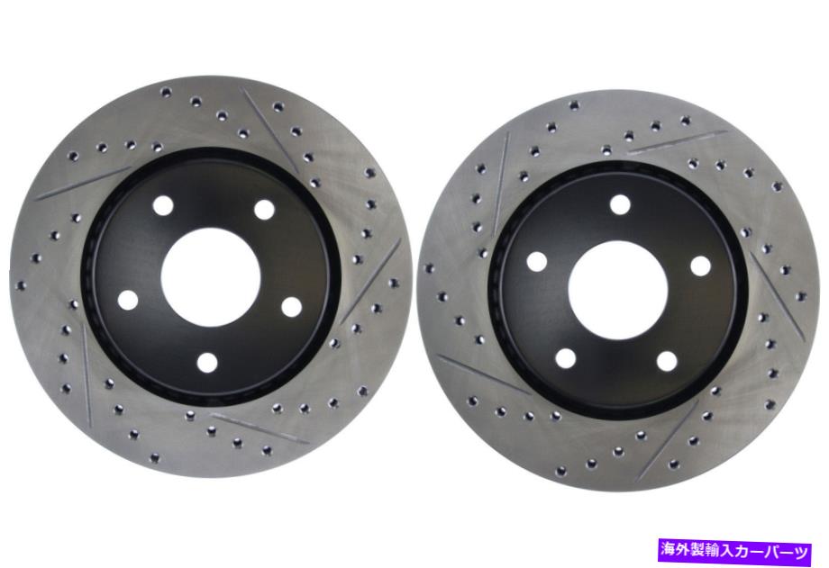 brake disc rotor 2009-2014フォルクスワーゲンルータンのフロントペアストップテックディスクブレーキローター（47077） Front PAIR Stoptech Disc Brake Rotor for 2009-2014 Volkswagen Routan (47077)【並行輸入品】