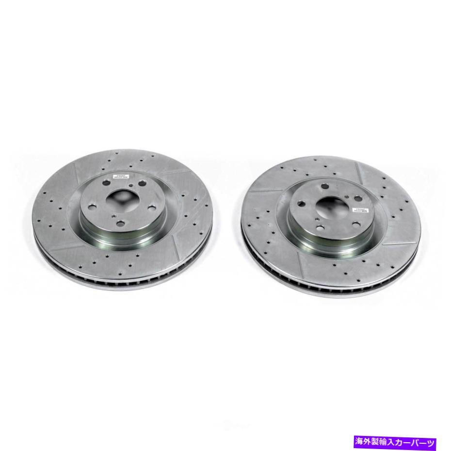 brake disc rotor ディスクブレーキローターセットフロントパワーストップJBR1568XPR Disc Brake Rotor Set Front Left Power Stop JBR1568XPR【並行輸入品】