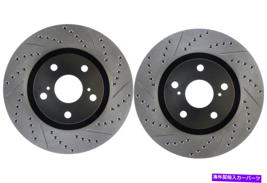 brake disc rotor 2009-2013トヨタマトリックスのフロントペアストップテックディスクブレーキローター（46320） Front PAIR Stoptech Disc Brake Rotor for 2009-2013 Toyota Matrix (46320)【並行輸入品】