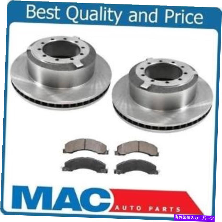 brake disc rotor セラミック融合パッド付きリアディスクブレーキローター2008-2012 RAM 4500に適合する REAR Disc Brake Rotors With Ceramic Fusion Pads Fits 2008-2012 Ram 4500【並行輸入品】