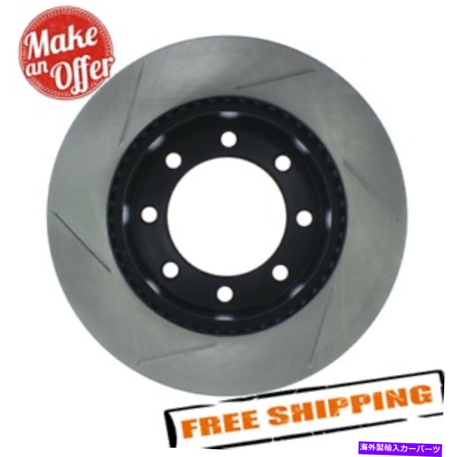 brake disc rotor STOPTECH 126.65112SL 05-13フォードF-250スーパーデューティ用のフロントブレーキローター StopTech 126.65112SL Slotted Front Brake Rotor for 05-13 Ford F-250 Super Duty【並行輸入品】