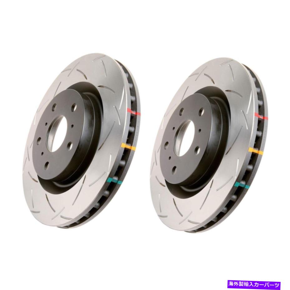 brake disc rotor DBAリアスロット4000シリーズT3スロットローターインプレッサWRX STI 04-06（ペア） DBA Rear Slotted 4000 Series T3 Slot Rotor for Impreza WRX STI 04-06 (Pair)【並行輸入品】