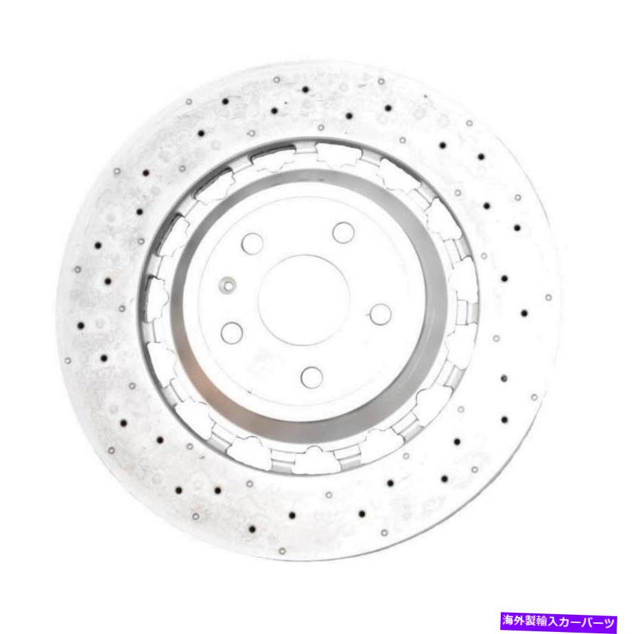 brake disc rotor 08-12のSHW Audi R8 4.2L（セラミックブレーキを除外）フロントドリルドディンプ SHW for 08-12 Audi R8 4.2L (Excl Ceramic Brakes) Front Drilled-Dimpled【並行輸入品】