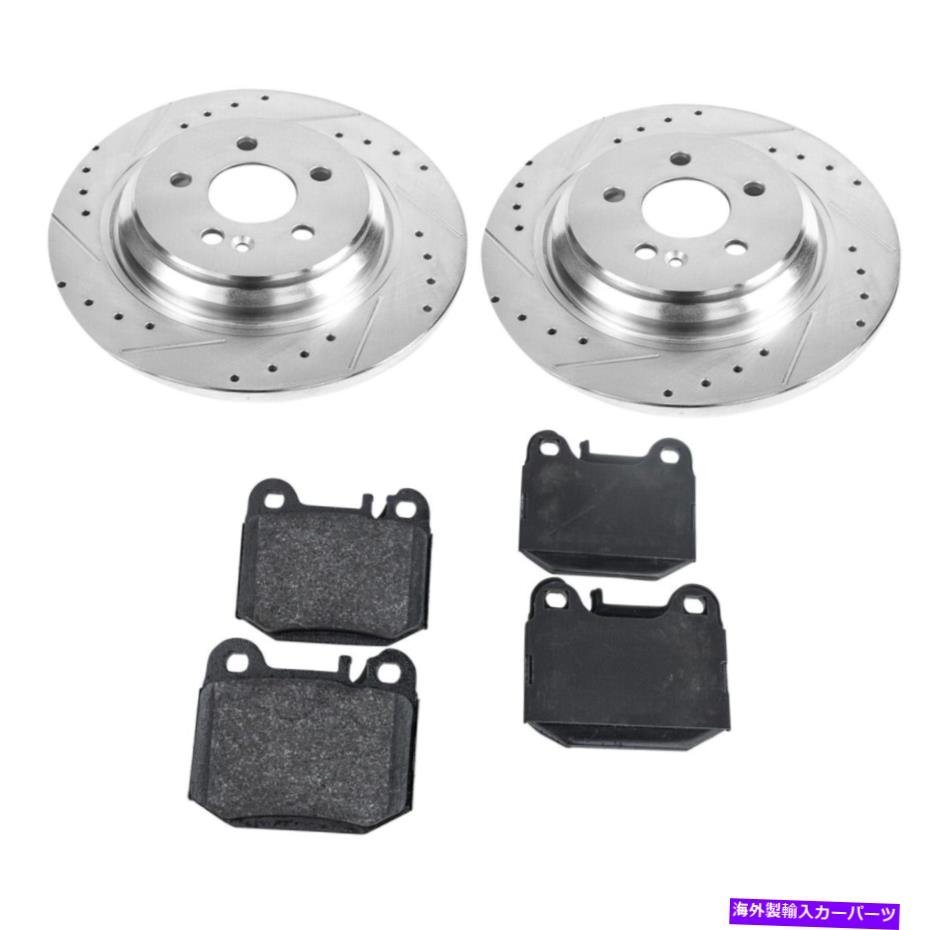 brake disc rotor メルセデスMLクラスメルセデスベンツML430用のリアブレーキディスクローターとパッドキット Rear Brake Disc Rotors and Pads Kit for Mercedes ML Class Mercedes-Benz ML430【並行輸入品】