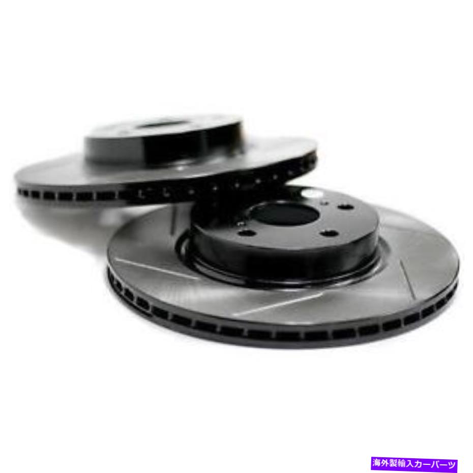 brake disc rotor 88-91ホンダプレリュード用のSTOPTECH SPORTSTOPスロットスロットリアブレーキディスクローター STOPTECH SPORTSTOP SLOTTED REAR BRAKE DISC ROTORS FOR 88-91 HONDA PRELUDE【並行輸入品】