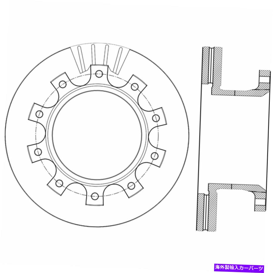 brake disc rotor ディスクブレーキローター - プレミアムフロント、リアセントリック120.86014 Disc Brake Rotor-Premium Front,Rear Centric 120.86014【並行輸入品】