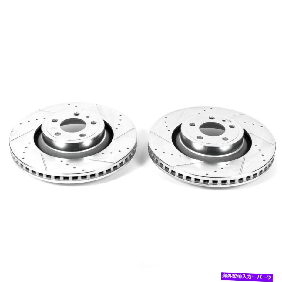 brake disc rotor ディスクブレーキローターセットフロントパワーストップAR85157XPRフィット15-22フォードマスタング Disc Brake Rotor Set Front Power Stop AR85157XPR fits 15-22 Ford Mustang【並行輸入品】