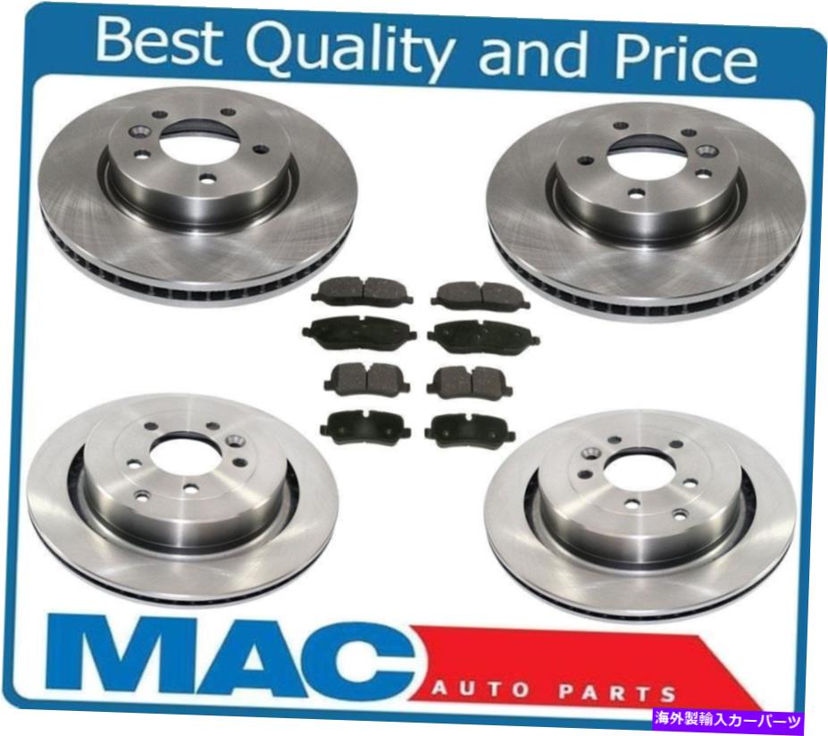 brake disc rotor フィット10-16ランドローバーLR4フロント＆リアブレーキディスクローターとブレーキパッド6 PCS Fits 10-16 Land Rover LR4 Front & Rear Brake Disc Rotors & Brake Pads 6 Pcs【並行輸入品】
