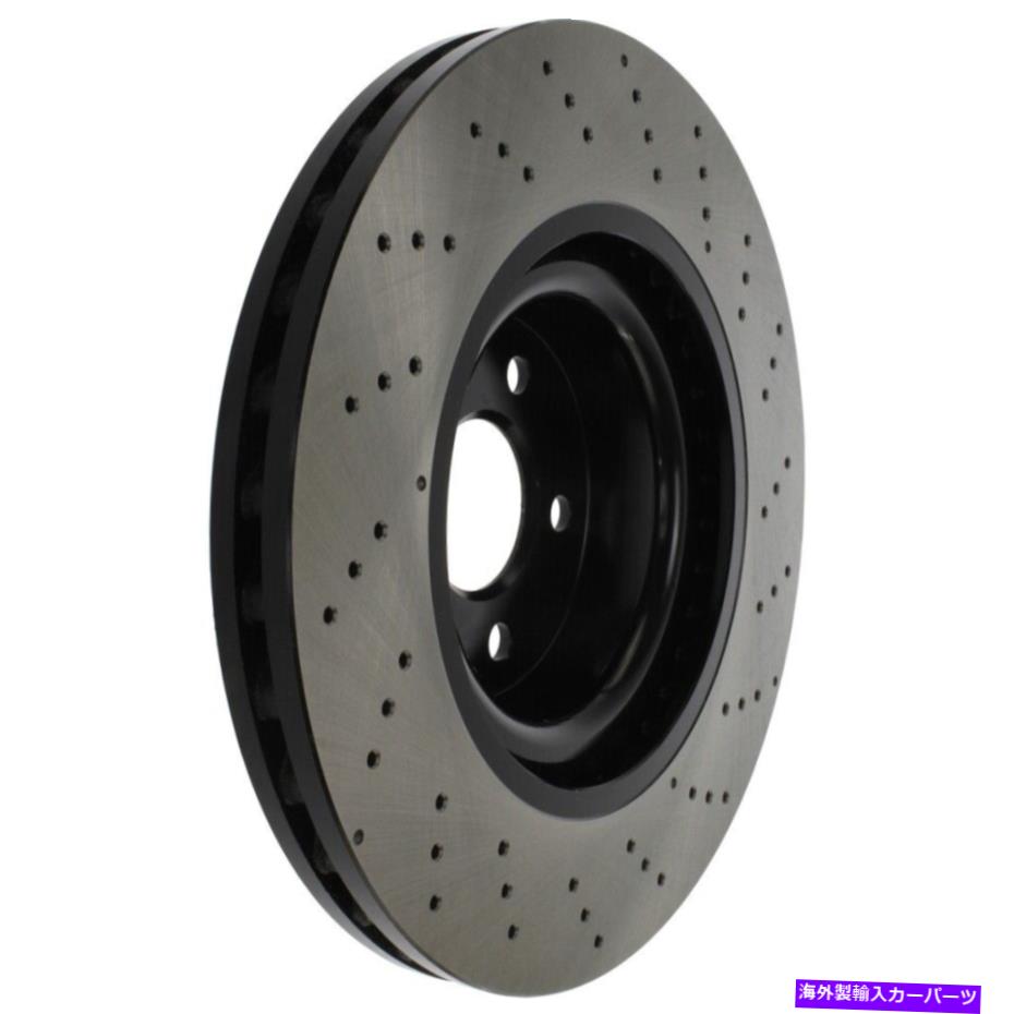 brake disc rotor ディスクブレーキロータープレミアムOEスタイルクロスドリルフロントセントリック128.35095 Disc Brake Rotor-Premium OE Style Cross-Drilled Front Centric 128.35095【並行輸入品】
