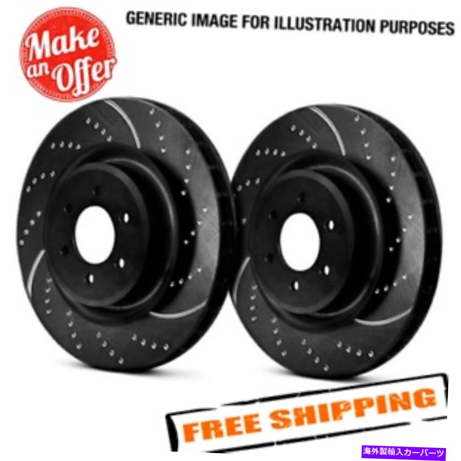 brake disc rotor EBC GD7094 3GDシリーズスポーツがくぼみ、スロット付き1ピースフロントブレーキローター EBC GD7094 3GD Series Sport Dimpled and Slotted 1-Piece Front Brake Rotors【並行輸入品】