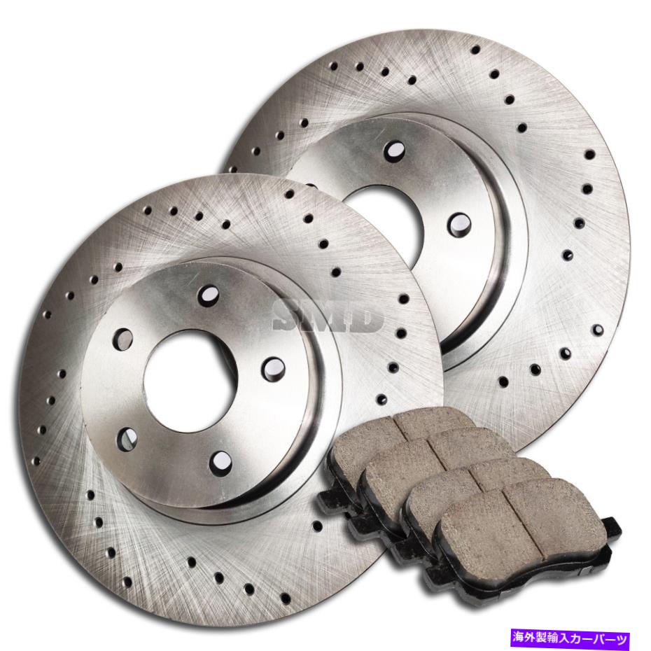brake disc rotor A0649 FIT 2009 2010 BMW 535i XDRIVE E60 XIセダンフロントドリルブレーキローターパッド A0649 FIT 2009 2010 BMW 535i xDrive E60 Xi Sedan FRONT Drilled Brake Rotors Pads【並行輸入品】