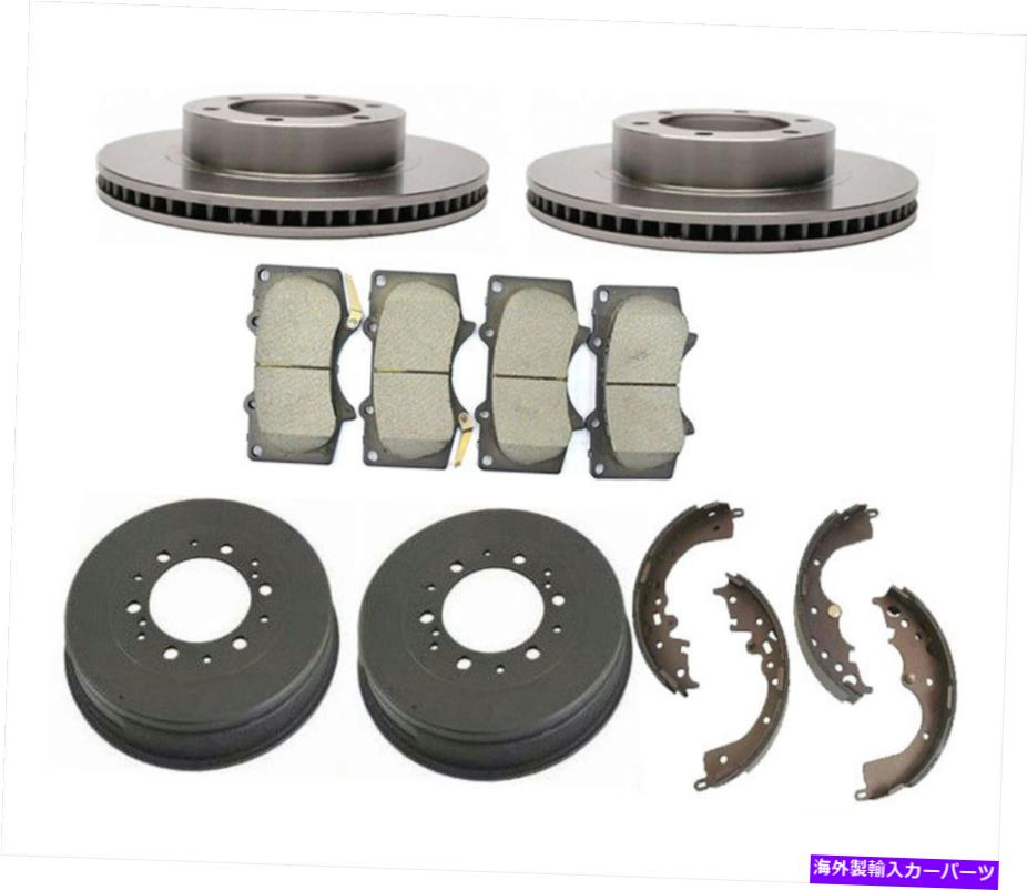 brake disc rotor 05-14のフロントブレーキディスクローターローターセラミックパッドトヨタタコマ6ラグホイール Front Brake Disc Rotor Rotors Ceramic Pads for 05-14 Toyota Tacoma 6 Lug Wheels【並行輸入品】