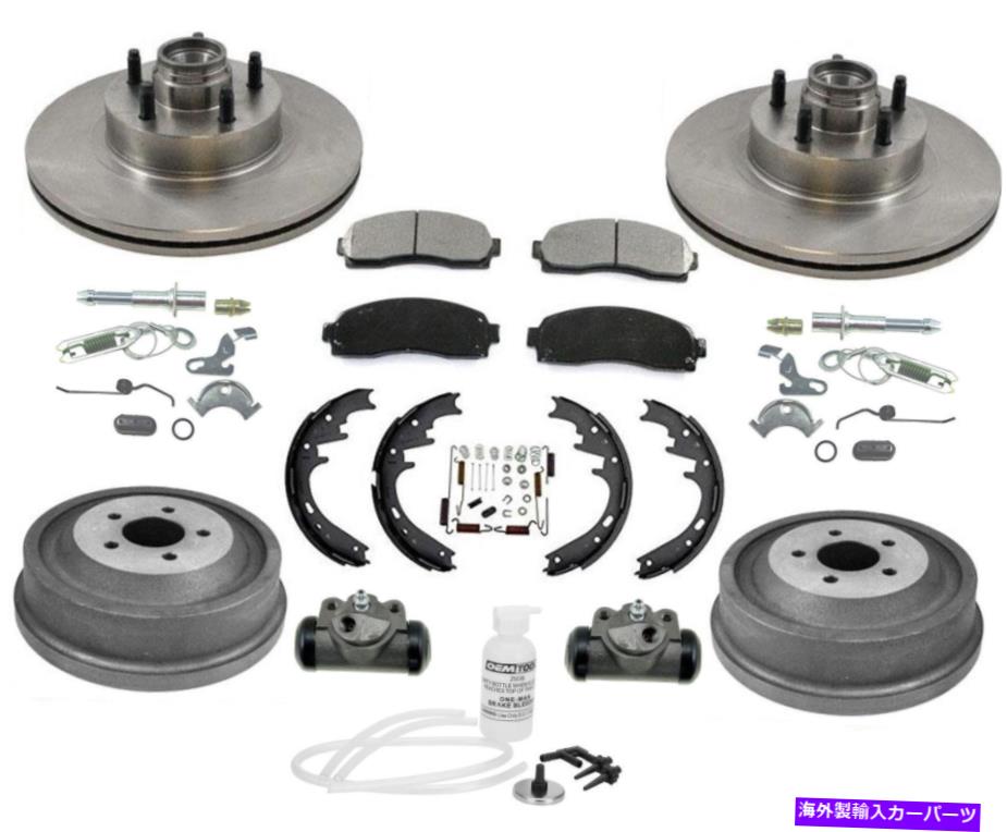 brake disc rotor フォード01-02スポーツTRAC 4ホイールドライブブレーキディスクローターとパッドドラムシューズ12P For Ford 01-02 Sport Trac 4 Wheel Drive Brake Disc Rotors & Pads Drums Shoes 12p【並行輸入品】