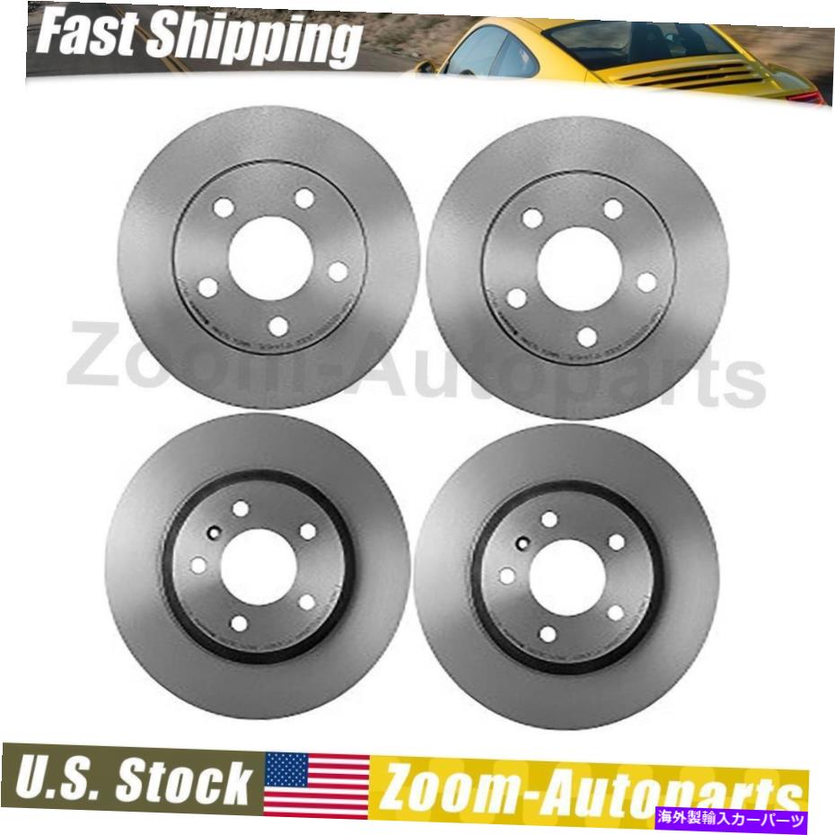 brake disc rotor ブレンボフロントリアブレーキローター完全セット4フィット2011-2011シボレーインパラ Brembo Front Rear Brake Rotors Complete Set of 4 Fits 2011-2011 Chevrolet Impala【並行輸入品】