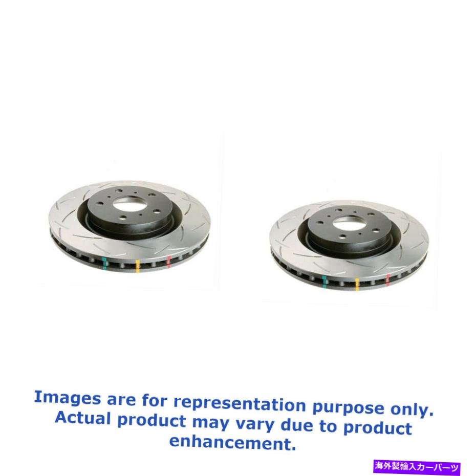 brake disc rotor DBAリアペアスロットT3スロットロータースバルインプレッサWRX STI DBA Rear Pair Slotted T3 Slot Rotor For Subaru Impreza WRX STI【並行輸入品】