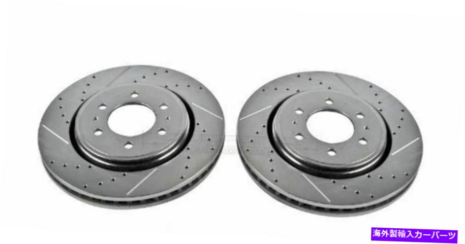 brake disc rotor PowerStop AR85108XPR DrilledSlotted Rotorペア POWERSTOP AR85108XPR DRILLEDSLOTTED ROTOR PAIR【並行輸入品】