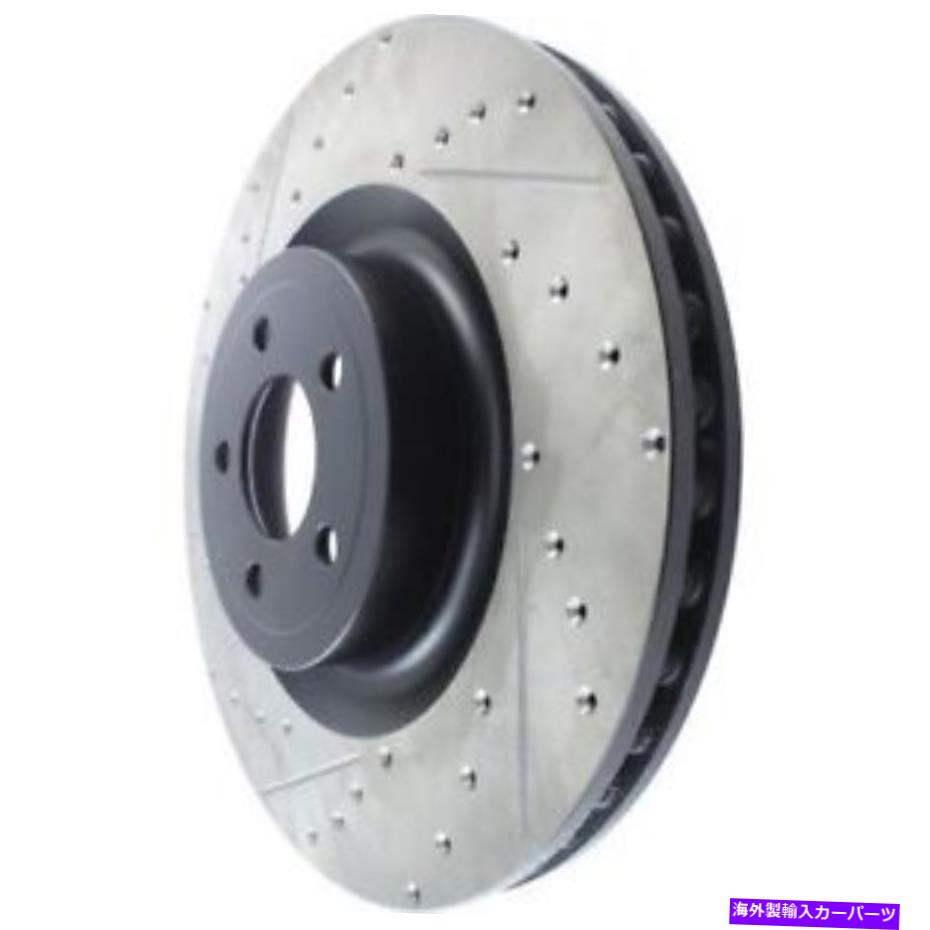 brake disc rotor STOPTECH 127.61116Rプレミアムスポーツドリル＆スロットフロント右ブレーキローターnew Stoptech 127.61116R Premium Sport Drilled & Slotted Front Right Brake Rotor NEW【並行輸入品】
