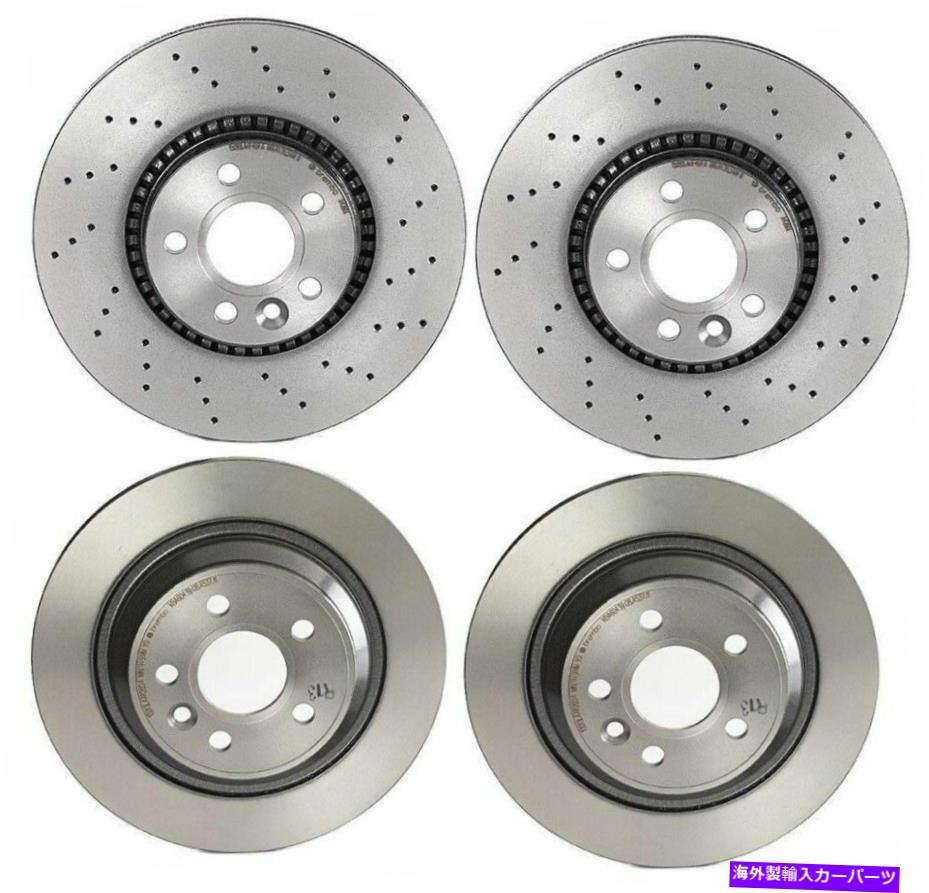 brake disc rotor ブレンボフロント316mmおよびリアブレーキディスクローターキットボルボS60 S80 V60 V70 XC70 Brembo Front 316mm and Rear Brake Disc Rotors Kit For Volvo S60 S80 V60 V70 XC70【並行輸入品】
