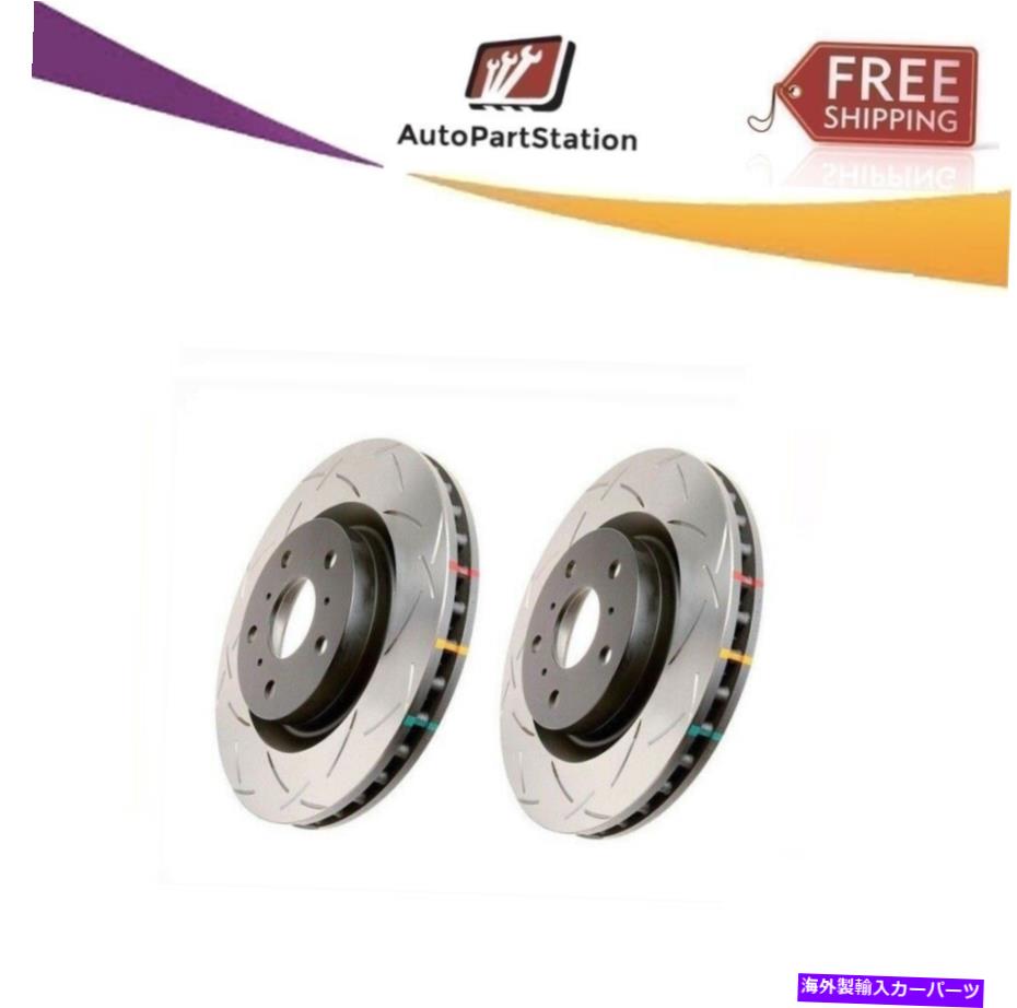 brake disc rotor dba t3スロットローター（ペア）フォレス /アウトバックフロントスロット4000シリーズ用 DBA T3 Slot Rotor (Pair) For Forester / Outback Front Slotted 4000 Series【並行輸入品】