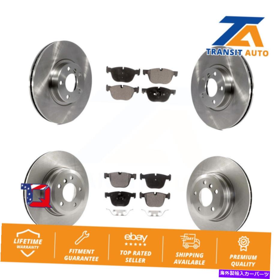 brake disc rotor BMW x5 x6用のフロントリアディスクブレーキローターとセラミックパッドキット Front Rear Disc Brake Rotors And Ceramic Pads Kit For BMW X5 X6【並行輸入品】
