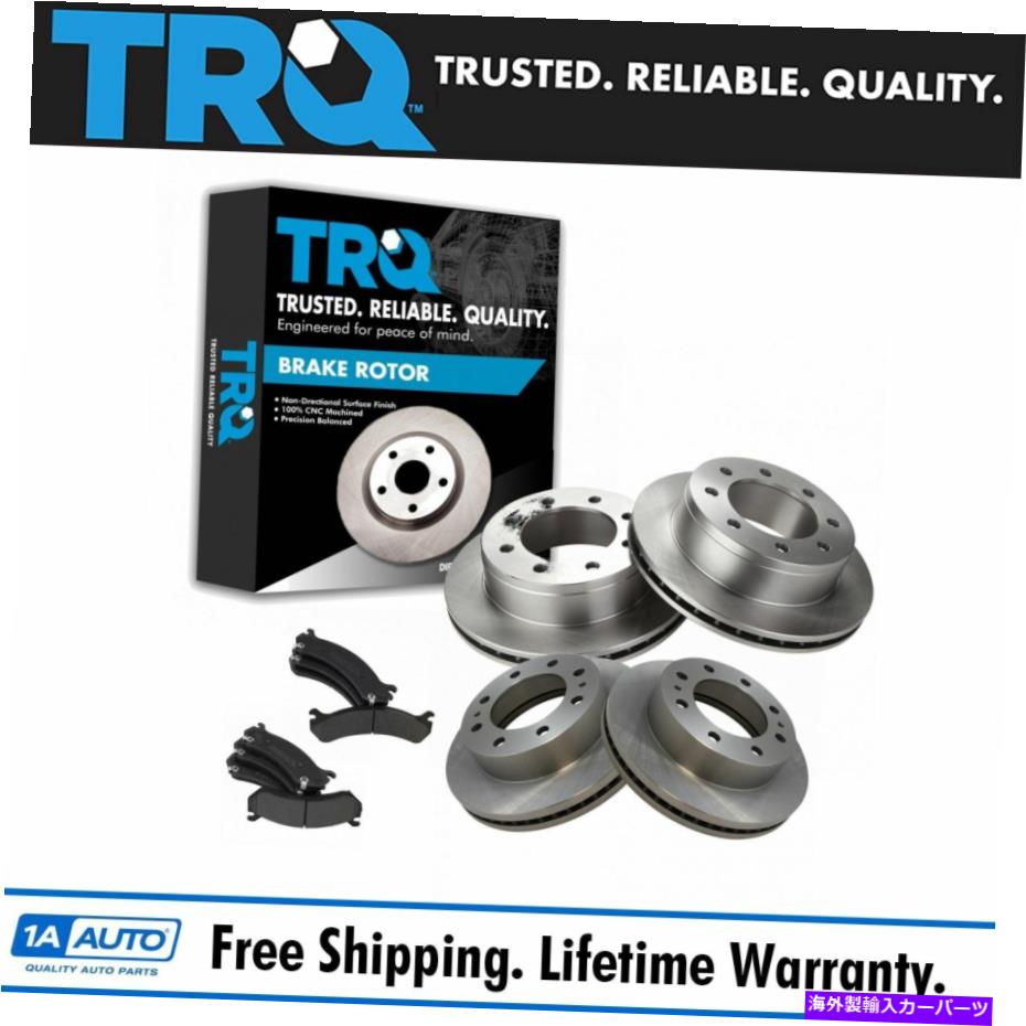 brake disc rotor TRQブレーキローターとプレミアムメタリックPOSIパッドGMトラック用のフロントキットセット TRQ Brake Rotors & Premium Metallic Posi Pads Set Front Kit for GM Truck【並行輸入品】