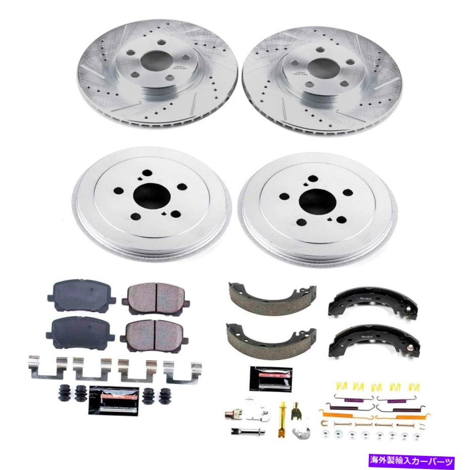 brake disc rotor パワーストップ1クリックZ23エボリューションブレーキキット03-08トヨタカローラ Power Stop 1-Click Z23 Evolution Brake Kit for 03-08 Toyota Corolla【並行輸入品】