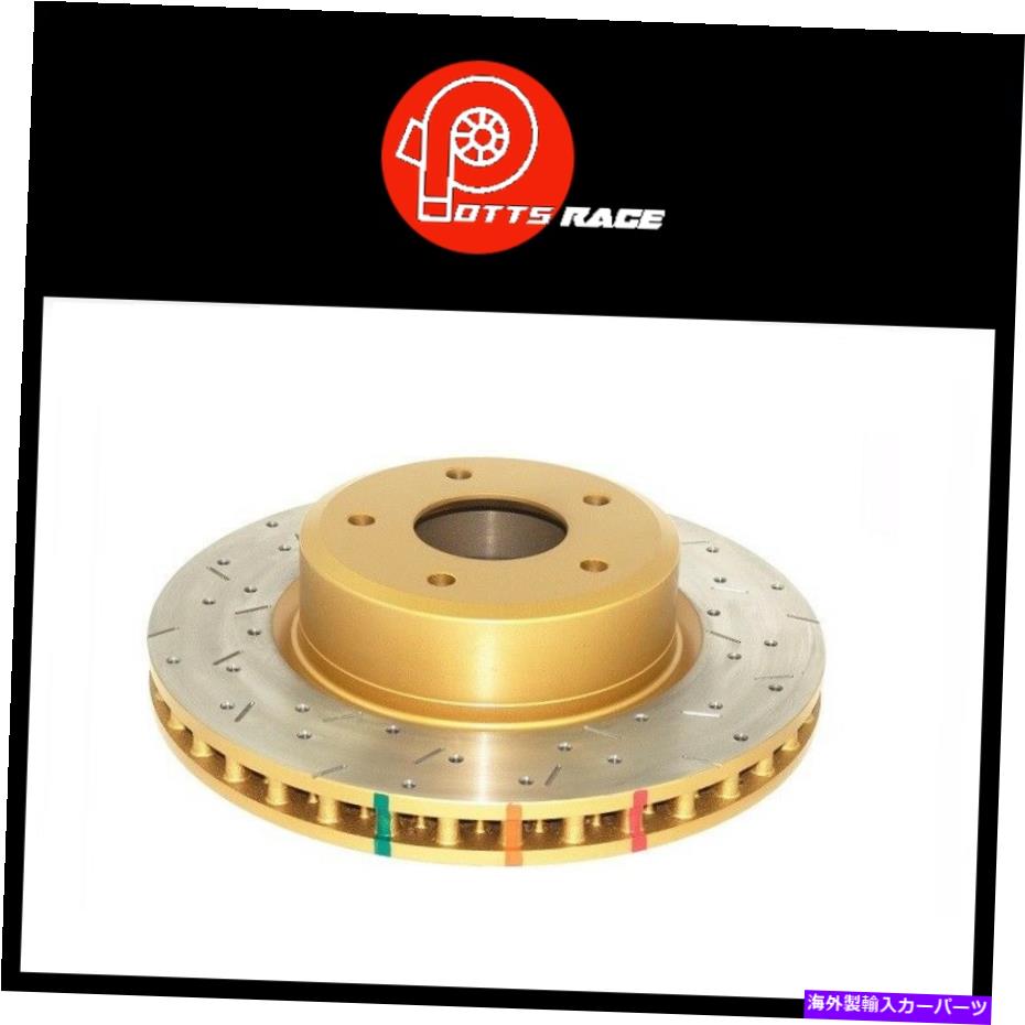 brake disc rotor DBA 42020XSフィットポンティアックGTO 2005フロントスロット＆ドリル4000シリーズローター DBA 42020XS Fits Pontiac GTO 2005 Front Slotted & Drilled 4000 Series Rotor【並行輸入品】